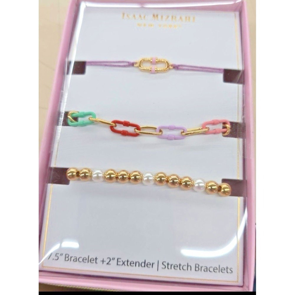 Isaac Mizrahi New York Bracelet Set of 3‎ - NEW IN GIFT BOX